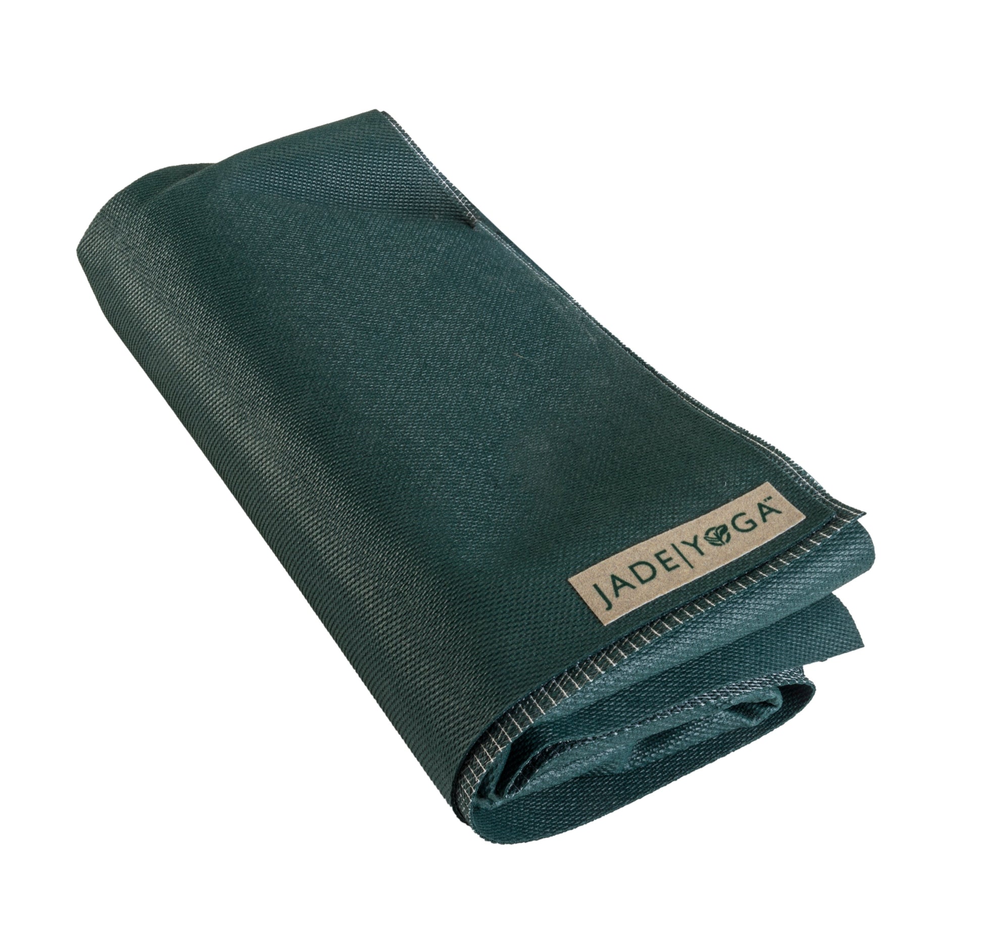Voyager Travel Yoga Mat Green Folded
