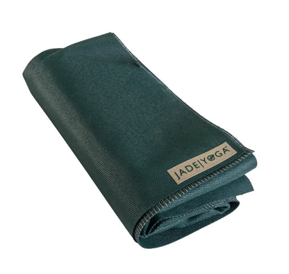 Voyager Travel Yoga Mat Green Folded