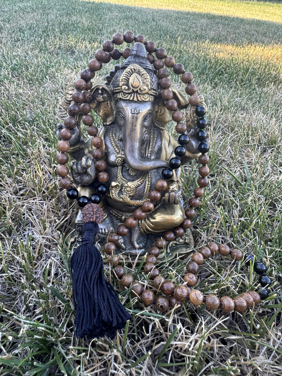 Force-Field - 8mm Handcrafted Mala on Ganesh