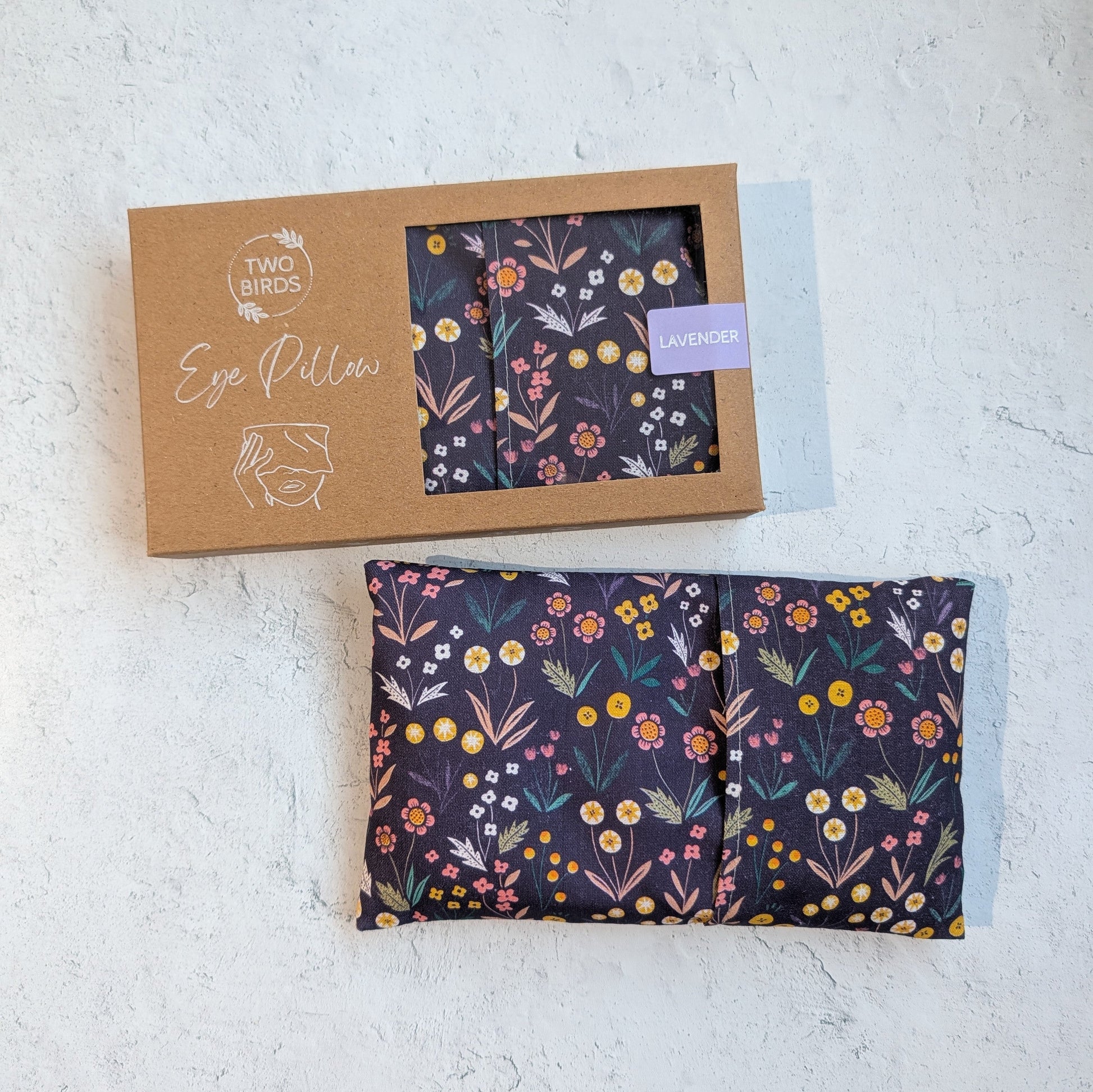 Wildflowers on Purple - Weighted Eye Pillow