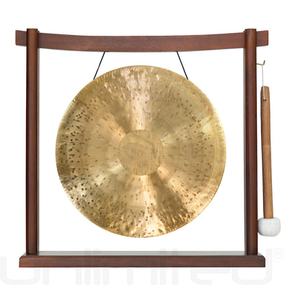 12" Gongs on Woodsonic Stand Heng
