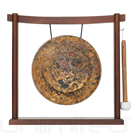 10" Gongs on Woodsonic Stand Atlantis