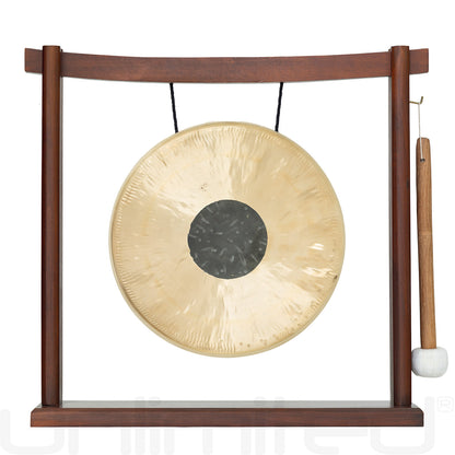 10" Gongs on Woodsonic Stand Chocolate Drop