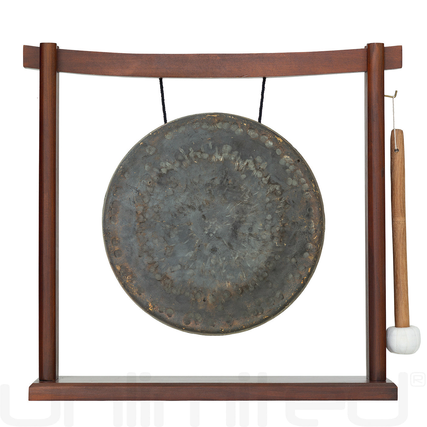 10" Gongs on Woodsonic Stand Mother Tesla