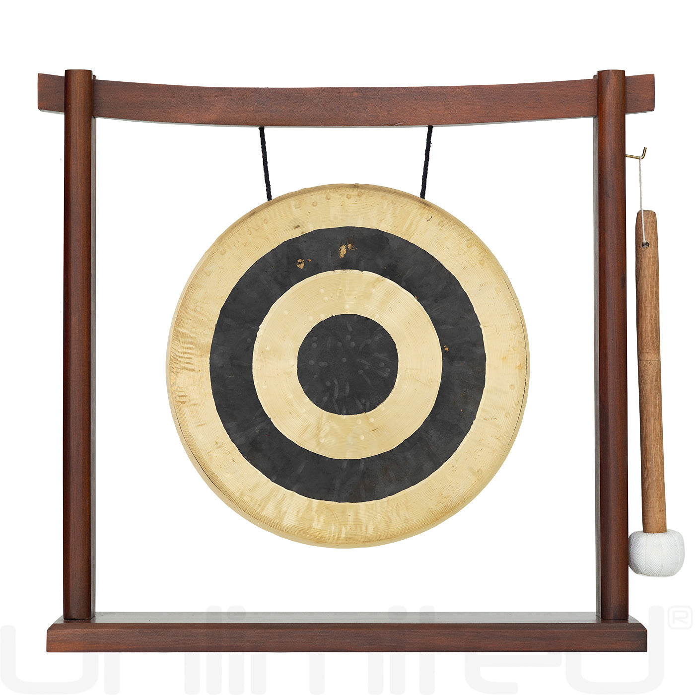 10" Gongs on Woodsonic Stand Subatomic