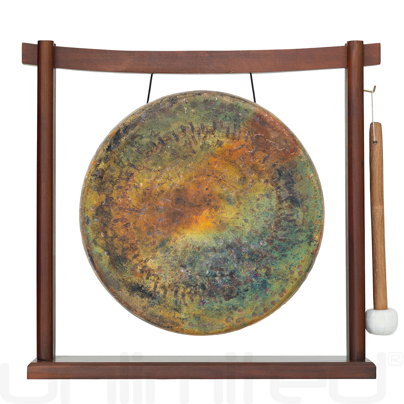 12" Gongs on Woodsonic Stand Atlantis