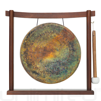 12" Gongs on Woodsonic Stand Atlantis