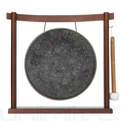 12" Gongs on Woodsonic Stand Mother Tesla
