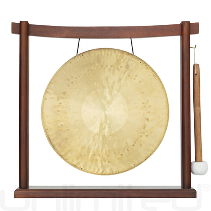 12" Gongs on Woodsonic Stand White
