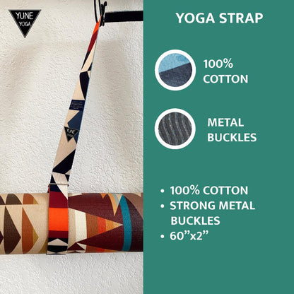 Yoga Mat Carrier Strap Pendleton White Sands Details