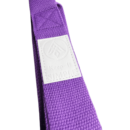 Yoga Mat Carrying Strap Purple Amethyst Yoga Mat Carrier label