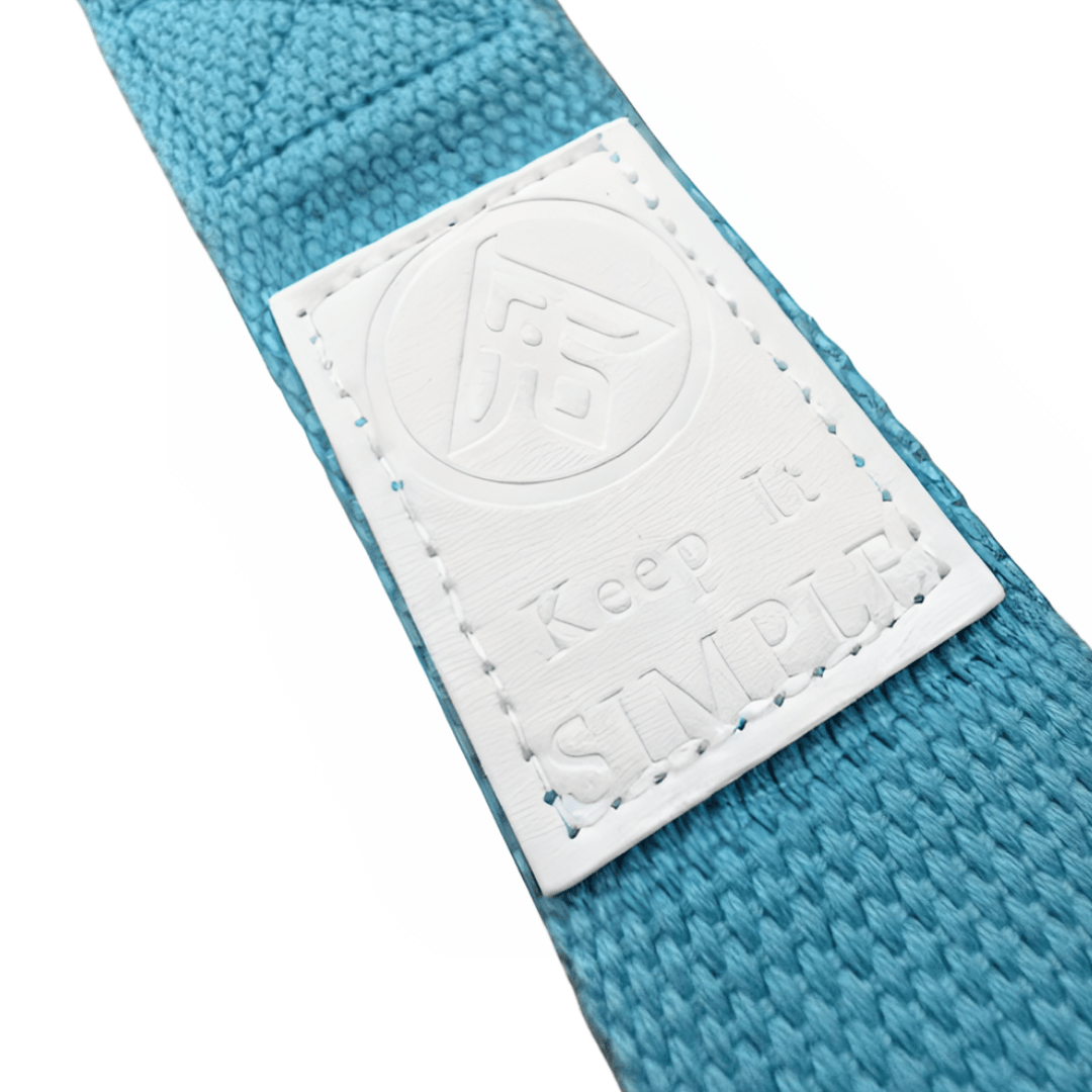 Yoga Mat Carrying Strap Teal Blue Turquoise Yoga Mat Carrier Label
