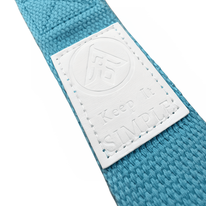 Yoga Mat Carrying Strap Teal Blue Turquoise Yoga Mat Carrier Label