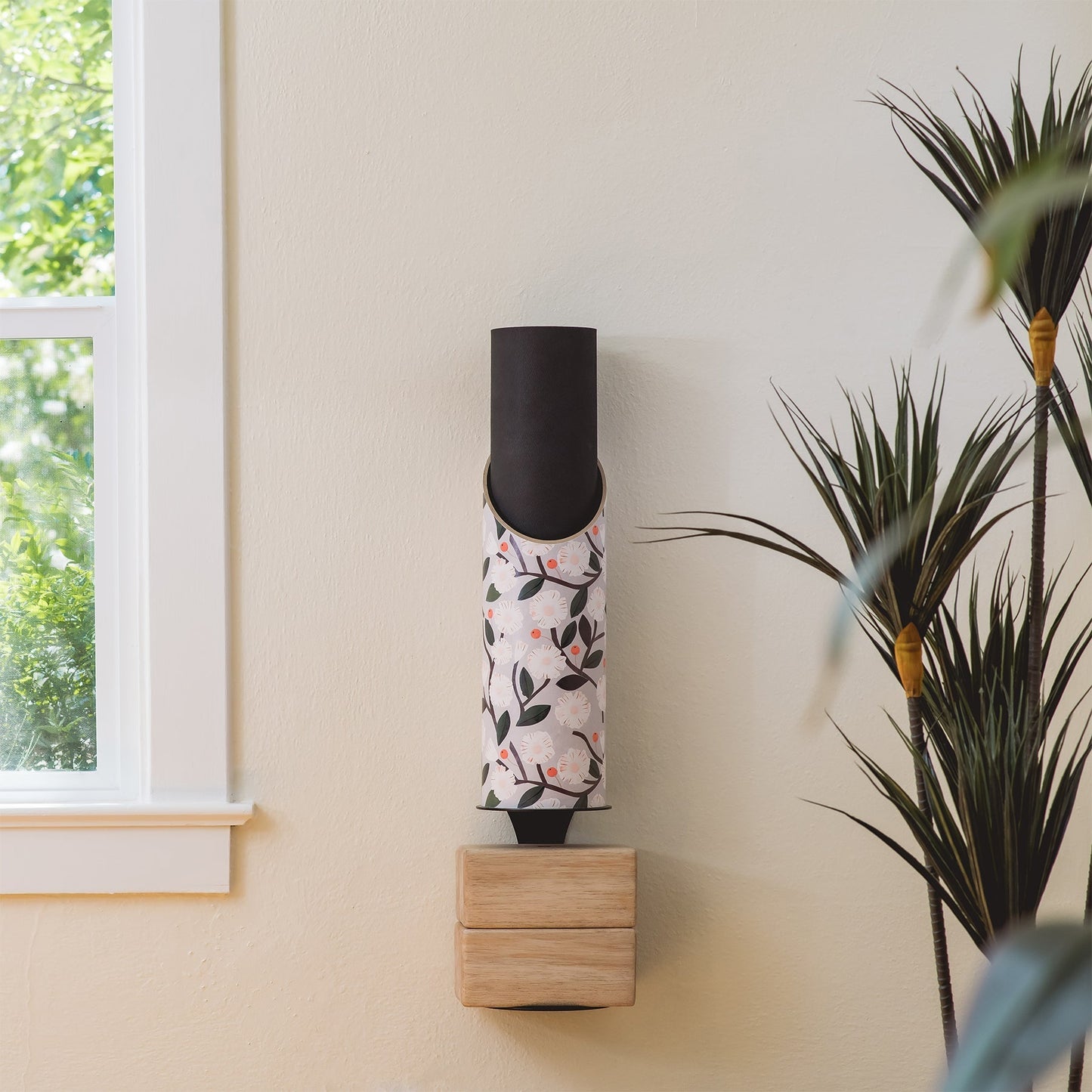 Homi Yoga Block Wall Bracket | Gold on the wall
