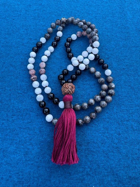 Traversing the In-between - 8mm Handcrafted Mala