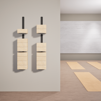 Yoke Yoga Block Wall Bracket | Black Studio