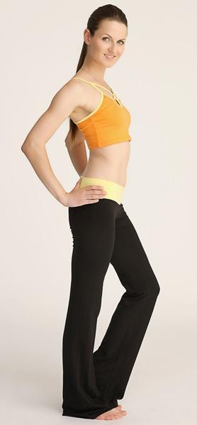 The Classic Women's Yoga Pants Citrus Pose