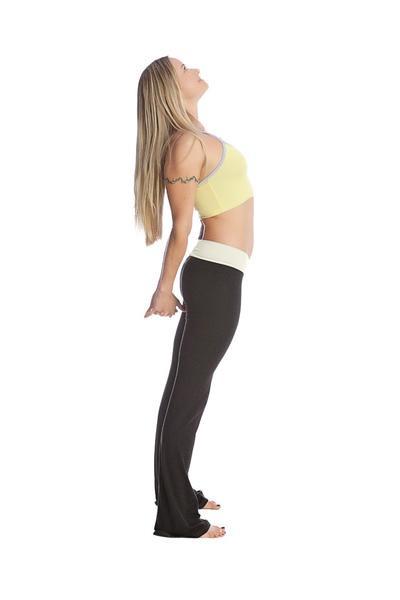 The Classic Women's Yoga Pants Ivory Stretch