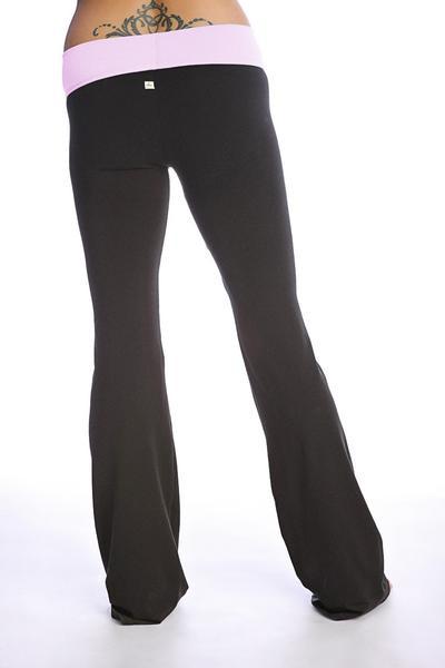 The Classic Women's Yoga Pants Pink Back