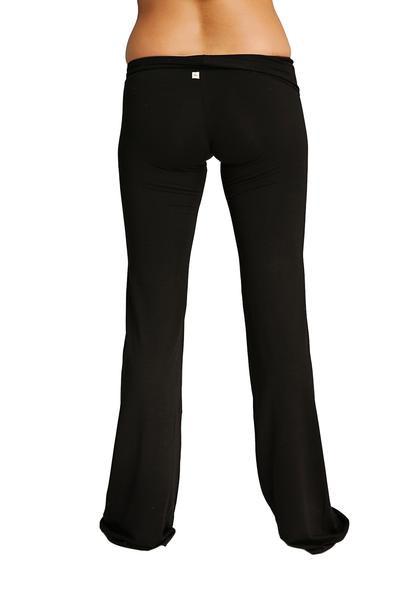 The Classic Women's Yoga Pants Black Back
