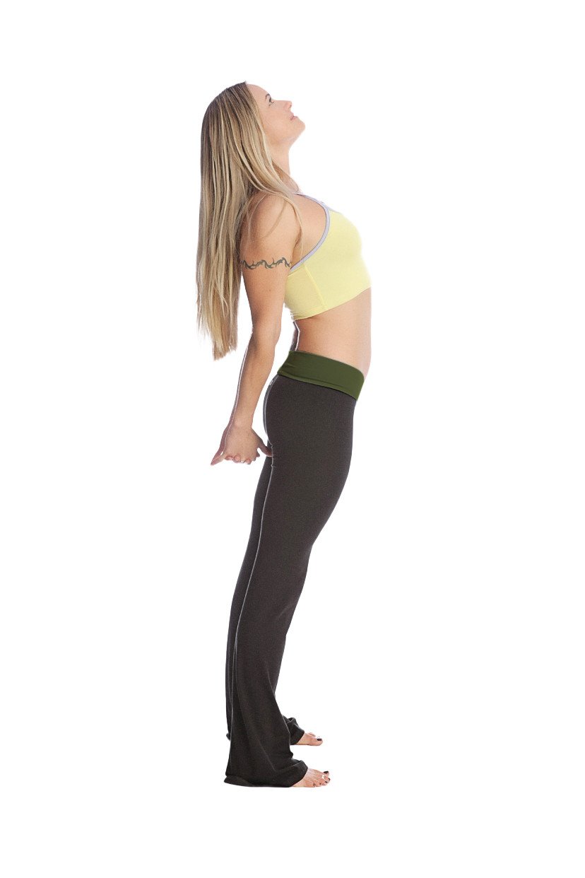 The Classic Women's Yoga Pants Forest Green Stretch