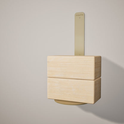 Yoke Yoga Block Wall Bracket | Gold