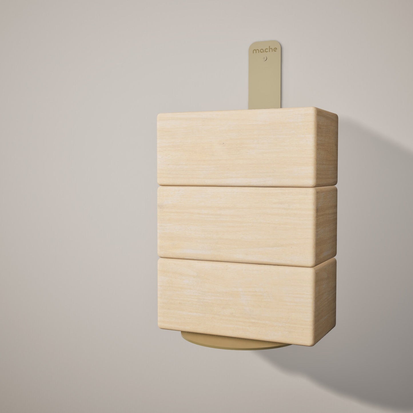 Yoke Yoga Block Wall Bracket | Gold