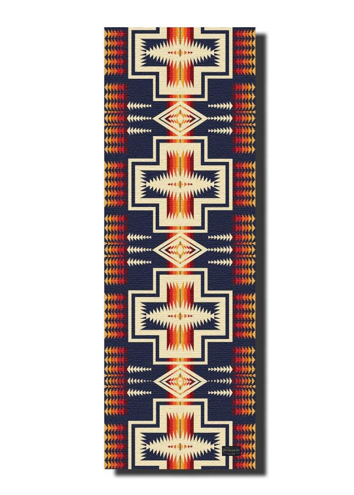 Pendleton x Yune Yoga Mat Harding Navy 5mm by Yune Yoga