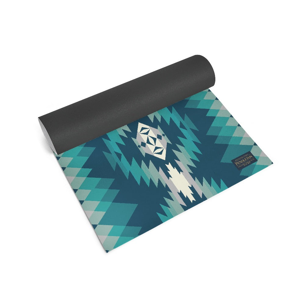 Pendleton x Yune Yoga - Papago Park Yoga Mat Rolled Out