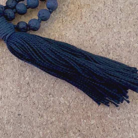 Ashborn - Lava Stone 6mm Handcrafted Mala Video