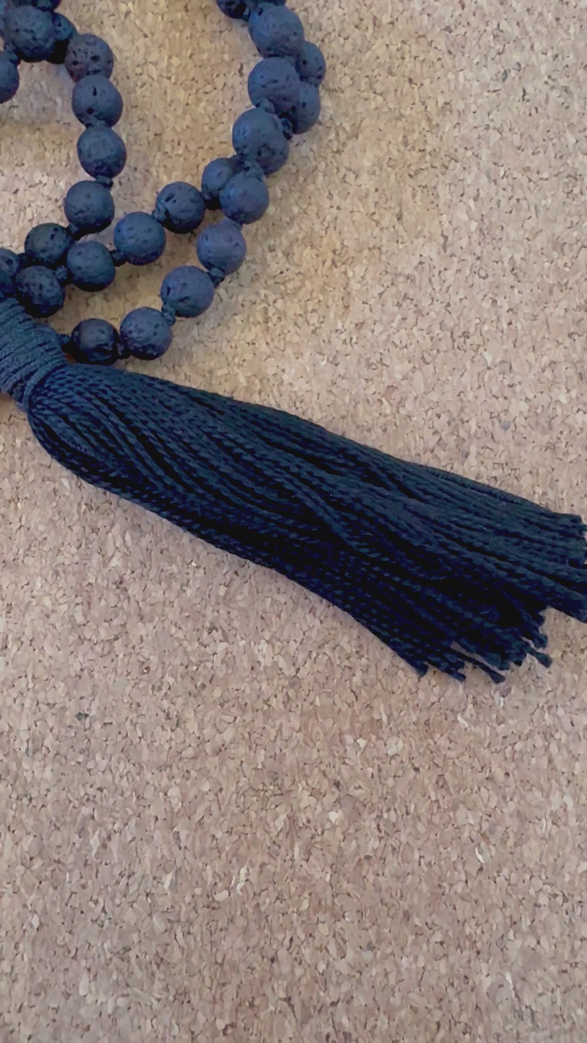 Ashborn - Lava Stone 6mm Handcrafted Mala Video