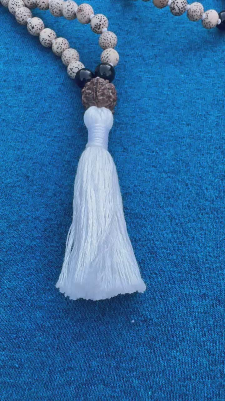 Om Mani Padme Hum - 8mm Handcrafted Mala Video