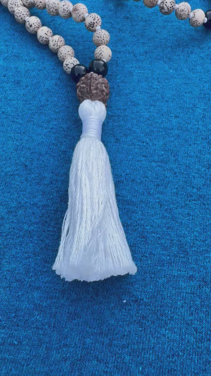 Om Mani Padme Hum - 8mm Handcrafted Mala Video