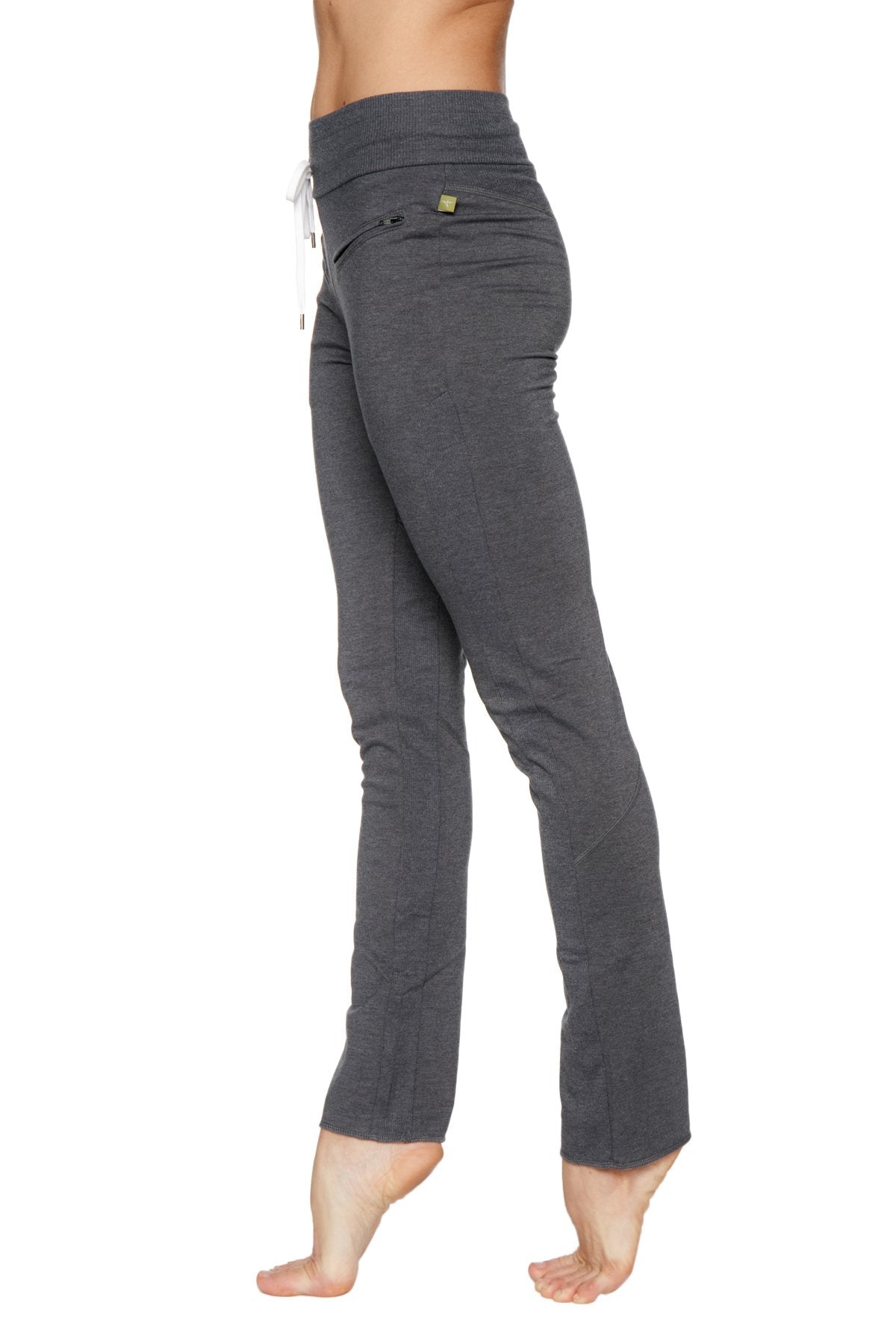 Comfy Organic Yoga Pants Charcoal