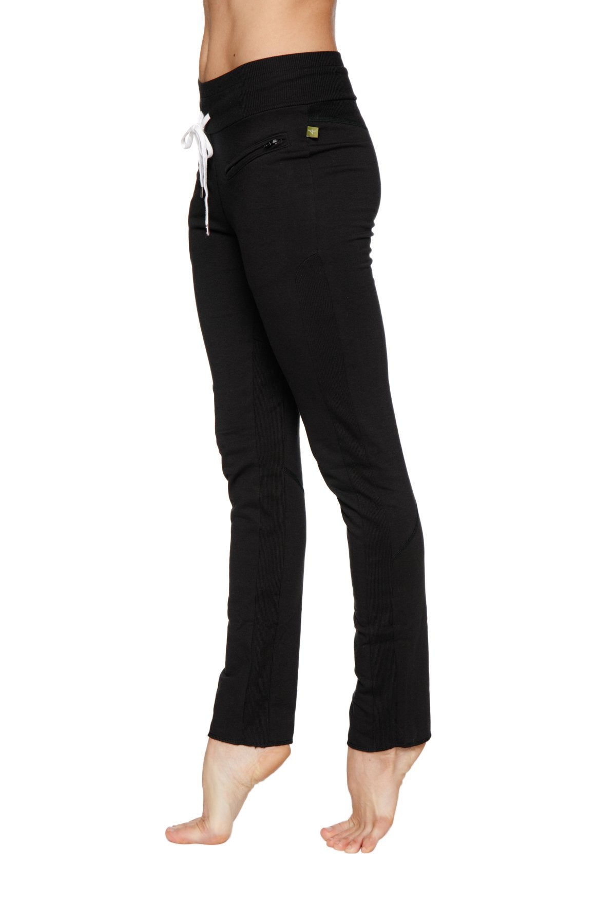 Comfy Organic Yoga Pants Black