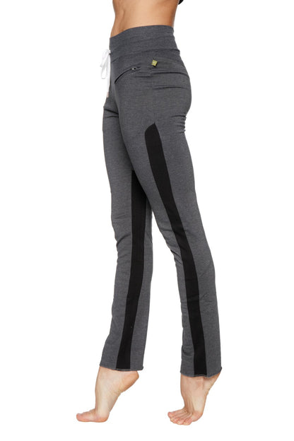 Comfy Organic Yoga Pants Charcoal Black