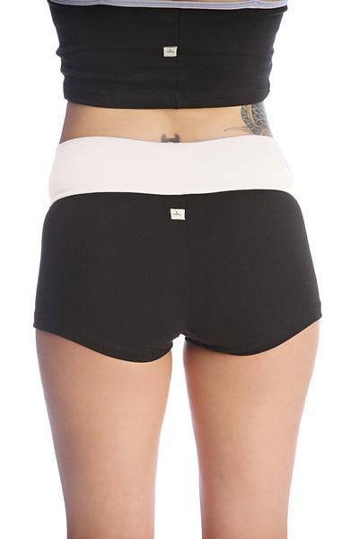Transition Yoga Shorts Ivory Back