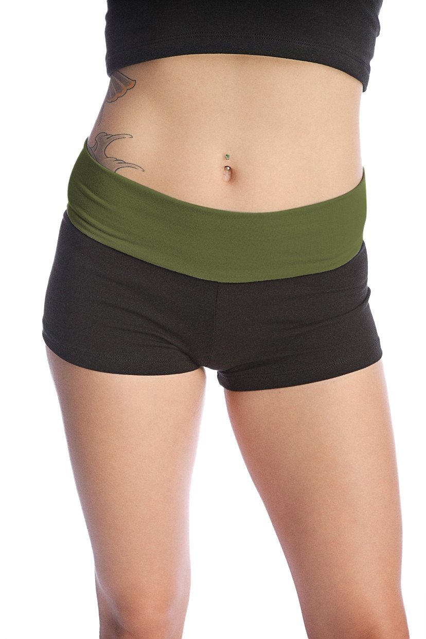 Transition Yoga Shorts Forest Green