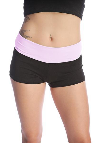 Transition Yoga Shorts Pink Front